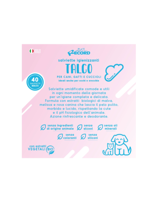 TOALLITAS HIGIÉNICAS TALCO
